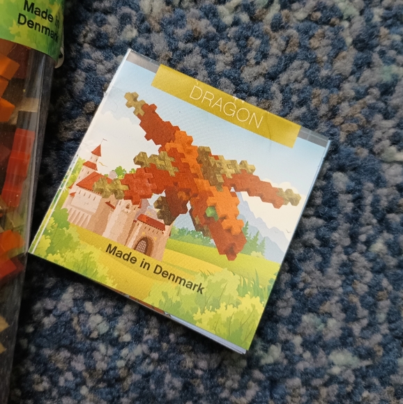 Plus Plus Dragon puzzle - Picture 2 of 3